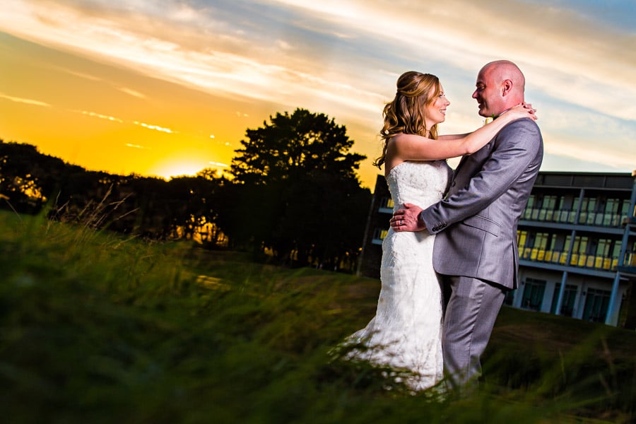'St Mellion international resort Wedding Photographer' ; 'sunset at St Mellion International resport'